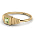 Geometric Princess Cut Peridot Ring - Everleigh No. 701