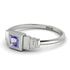 Geometric Princess Cut Tanzanite Ring - Everleigh No. 203