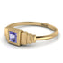 Geometric Princess Cut Tanzanite Ring - Everleigh No. 201