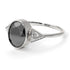 Geometrical Bezel Black Diamond Ring - Trinity No. 33 image 1