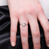 Geometrical Bezel Brown Diamond Ring - Trinity No. 1103 image 5