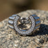 Diamond Men Horseshoe Luck Ring - Gerald No. 3