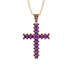 Glamorous Amethyst Cross Pendant - Raymond No. 301 image 1