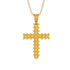 Glamorous Citrine Cross Pendant - Raymond No. 601