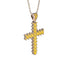 Glamorous Citrine Cross Pendant - Raymond No. 602
