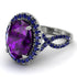 Glamorous Oval Amethyst Ring - Jordyn No. 315 image 1