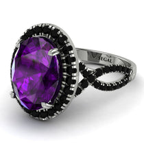 Glamorous Oval Amethyst Ring - Jordyn No. 309 image 1
