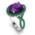 Glamorous Oval Amethyst Ring - Jordyn No. 306