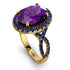 Glamorous Oval Amethyst Ring - Jordyn No. 313