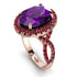 Glamorous Oval Amethyst Ring - Jordyn No. 311 image 2