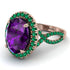 Glamorous Oval Amethyst Ring - Jordyn No. 305 image 1