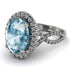 Glamorous Oval Aquamarine Ring - Jordyn No. 403 image 1