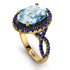 Glamorous Oval Aquamarine Ring - Jordyn No. 413