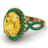 Glamorous Oval Citrine Ring - Jordyn No. 704