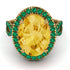 Glamorous Oval Citrine Ring - Jordyn No. 704 image 3