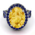 Glamorous Oval Citrine Ring - Jordyn No. 715 image 3