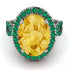 Glamorous Oval Citrine Ring - Jordyn No. 706 image 3