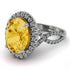 Glamorous Oval Citrine Ring - Jordyn No. 603