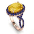 Glamorous Oval Citrine Ring - Jordyn No. 714
