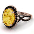 Glamorous Oval Citrine Ring - Jordyn No. 708 image 1