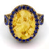 Glamorous Oval Citrine Ring - Jordyn No. 713