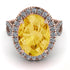 Glamorous Oval Citrine Ring - Jordyn No. 602 image 3