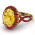 Glamorous Oval Citrine Ring - Jordyn No. 710