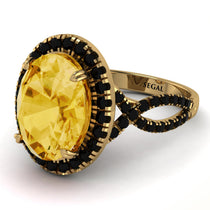 Glamorous Oval Citrine Ring - Jordyn No. 707 image 1