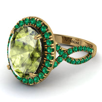Glamorous Oval Peridot Ring - Jordyn No. 804 image 1