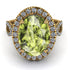 Glamorous Oval Peridot Ring - Jordyn No. 801 image 3