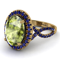 Glamorous Oval Peridot Ring - Jordyn No. 813 image 1