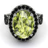 Glamorous Oval Peridot Ring - Jordyn No. 809 image 3
