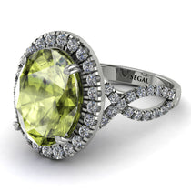 Glamorous Oval Peridot Ring - Jordyn No. 803 image 1