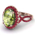 Glamorous Oval Peridot Ring - Jordyn No. 811 image 1
