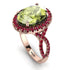 Glamorous Oval Peridot Ring - Jordyn No. 811 image 2
