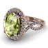 Glamorous Oval Peridot Ring - Jordyn No. 802