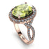 Glamorous Oval Peridot Ring - Jordyn No. 802