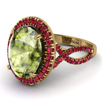 Glamorous Oval Peridot Ring - Jordyn No. 810 image 1