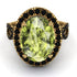 Glamorous Oval Peridot Ring - Jordyn No. 807