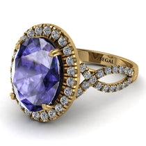 Glamorous Oval Tanzanite Ring - Jordyn No. 201 image 1
