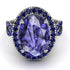 Glamorous Oval Tanzanite Ring - Jordyn No. 215 image 3