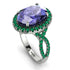 Glamorous Oval Tanzanite Ring - Jordyn No. 206
