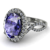 Glamorous Oval Tanzanite Ring - Jordyn No. 203 image 1