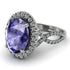 Glamorous Oval Tanzanite Ring - Jordyn No. 203 image 1