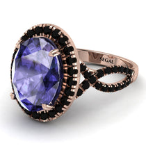 Glamorous Oval Tanzanite Ring - Jordyn No. 208 image 1