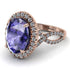 Glamorous Oval Tanzanite Ring - Jordyn No. 202 image 1