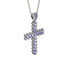 Glamorous Tanzanite Cross Pendant - Raymond No. 203 image 2