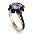 Glamorous Tanzanite Halo Engagement Ring - Amaya No. 208 image 3