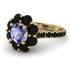 Glamorous Tanzanite Halo Engagement Ring - Amaya No. 207 image 1