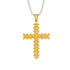 Glamorous Yellow Diamond Cross Pendant - Raymond No. 1002 image 1